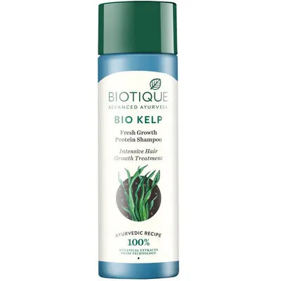 Biotique Advanced Ayurveda, Bio Kelp, Fresh Growth Protein Shampoo (Szampon proteinowy pobudzający wzrost włosów)