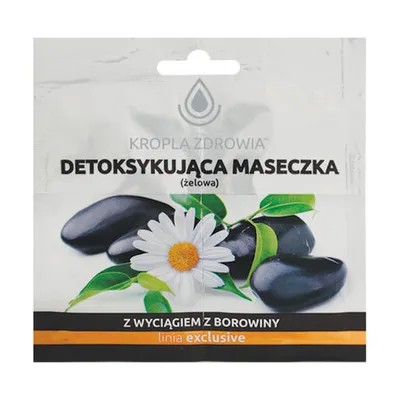 Kropla Zdrowia Detoksykująca maseczka z wyciągiem z borowiny