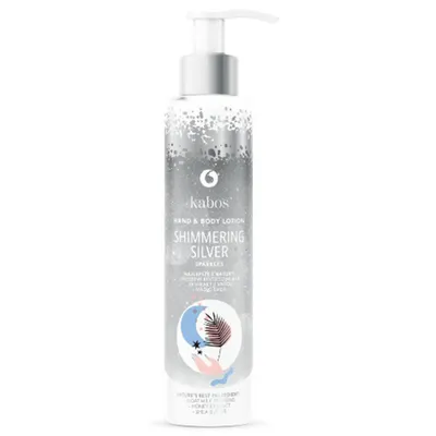 Kabos Cosmetics Shimmering Silver Hand & Body Lotion (Rozświetlający balsam do dłoni i ciała)