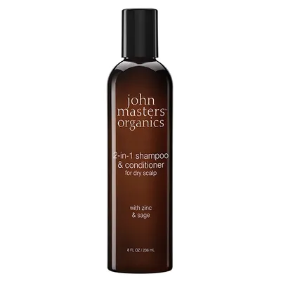 John Masters Organics 2 in 1 Shampoo & Conditioner for Dry Scalp  with Zinc & Sage (Szampon leczniczy z odżywką `Cynk i szałwia`)