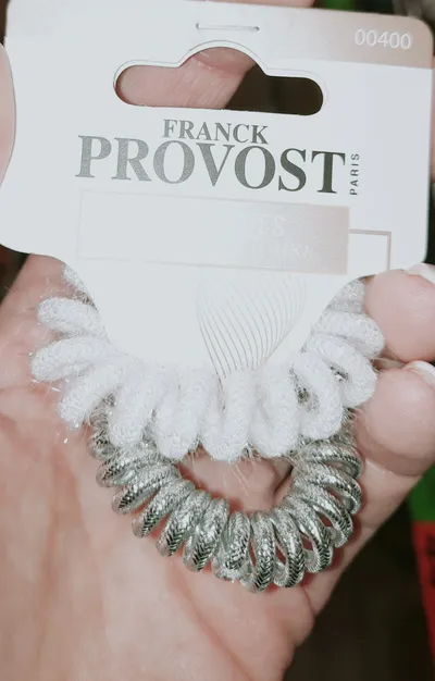 Franck Provost Zestaw dwóch gumek typ sprężynki pokryte materiałem  model 00400