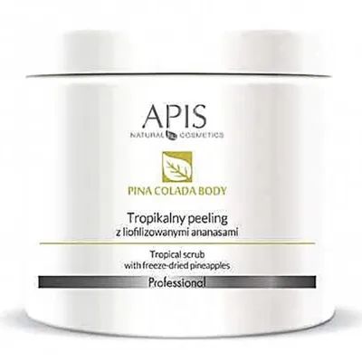 Apis Professional, Tropikalny peeling z liofilizowanymi ananasami `Pina Colada Body`