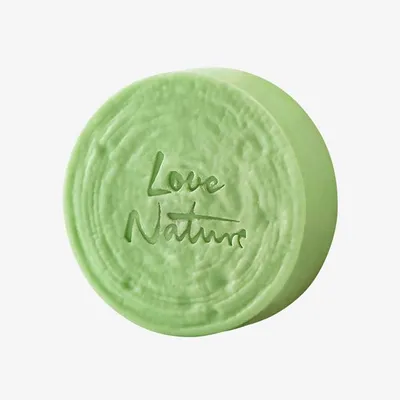 Oriflame Love Nature, Purifying Soap Bar with Green Tea and Cucumber (Oczyszczające mydło z organiczną zieloną herbatą i ogórkiem)