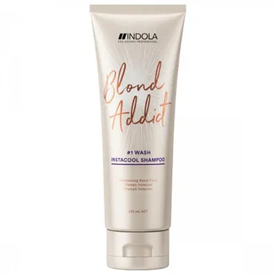 Indola Blond Addict InstaCool, Shampoo (Szampon do chłodnych odcieni blondu)