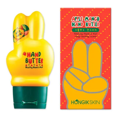 Hongik Skin Apple Mango Hand Butter (Nawilżający krem do rąk z nasionami kokosa)