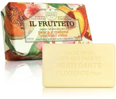 Nesti Dante Il Frutteto, Peach & Melon Natural Soap (Naturalne mydło toaletowe `Brzoskwinia & melon`)