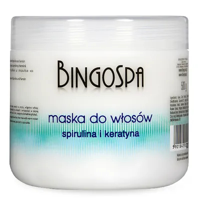 BingoSpa Maska do włosów ze spiruliną i keratyną