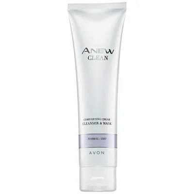 Avon Anew, Clean, Comforting Cream Clenaser & Mask (Kremowa emulsja oczyszczająca i maseczka 2 w 1)