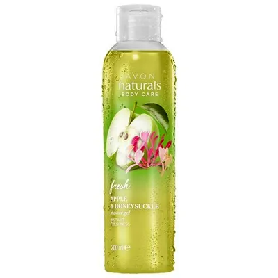 Avon Naturals, Apple & Honeysuckle, Shower Gel (Żel pod prysznic `Jabłko i kwiat wiciokrzewu`)