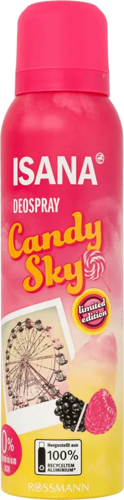 Isana Candy Sky, Deospray (Dezodorant  w sprayu)