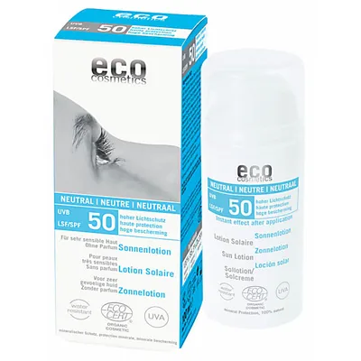 Eco Cosmetics Sun Lotion SPF 50 Fragrance Free (Krem ochronny SPF50)