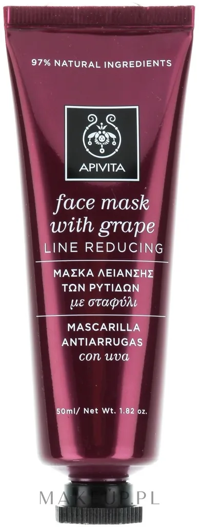 Apivita Face Mask Line Reducing with Grape (Przeciwzmarszczkowa maseczka z ekstraktem z winogron)