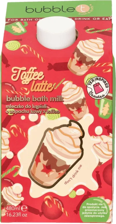 Bubble T Cosmetics Toffee Latte Bubble Bath Milk (Mleczko do kąpieli o zapachu kawy z toffee)
