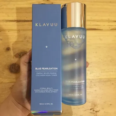 Klavuu Blue Pearlsation, One Day 8 Cups Marine Collagen Aqua Toner (Toner do twarzy)