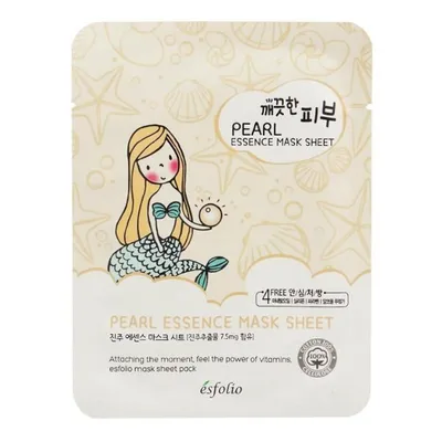 Esfolio Pearl Essence Mask Sheet (Rozświetlająco-odmładzająca maska w płachcie)