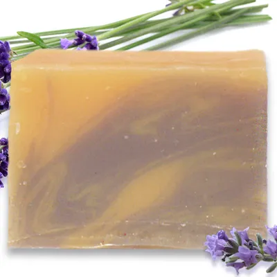 Mydlarnia Subtle Beauty Mydło naturalne lawendowe rozświetlające