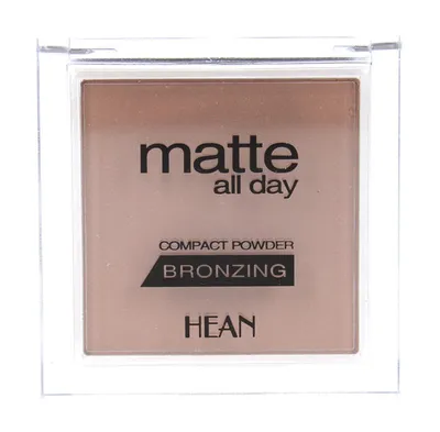Hean Matte All Day, Compact Powder Bronzing (Matujący bronzer)