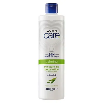 Avon Care, Calming Moisturisig Body Lotion with Tea Tree + Vitamin E (Kojący balsam do ciała)