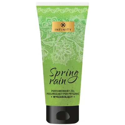 Infinity Spring Rain, Perfumowany żel peelingujący do mycia ciała