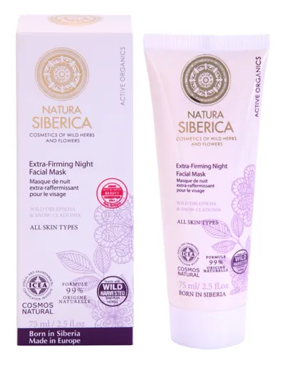 Natura Siberica Active Organics, Extra-firming Night Facial Mask (Maseczka ujędrniająca na noc)