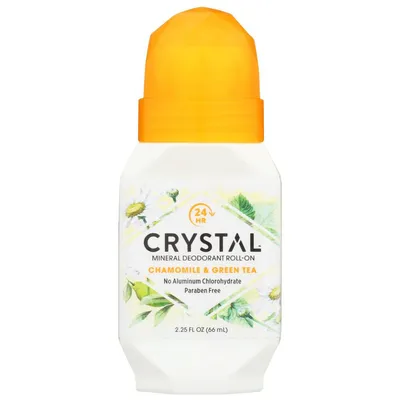 Crystal Essence, Body Deodorant Chamomile & Green Tea Roll - On (Dezodorant w kulce)