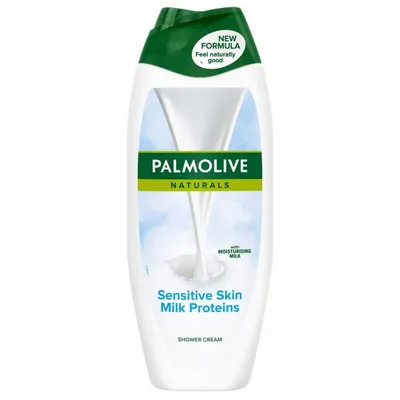 Palmolive Naturals, Wrażliwość i delikatność, Żel pod prysznic z proteinami mleka (nowa wersja)