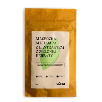 Auna Maseczka matująca z ekstraktem z zielonej herbaty