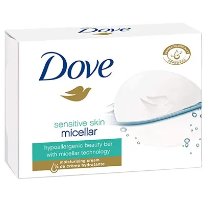 Dove Sensitive Skin Micellar Beauty Bar (Kremowa kostka myjąca)