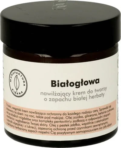 Manufaktura Piękna Nawiilżający krem do twarzy o zapachu białej herbaty `Białogłowa`