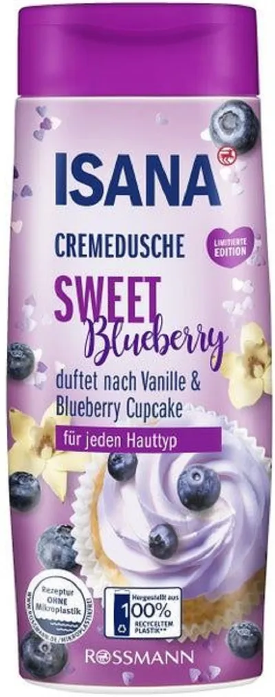 Isana Sweet Blueberry Cremedusche (Kremowy żel pod prysznic)
