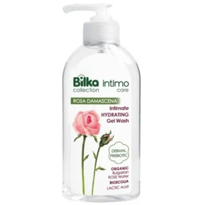 Bilka Rosa Damascena, Intimate Hydrating Gel Wash (Nawilżający żel do higieny intymnej z wodą różaną)
