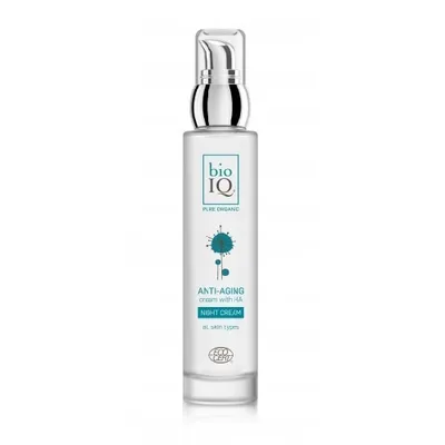 BIO IQ Pure Organic Anti Aging Night Cream with HA (Krem regenerujący na noc)