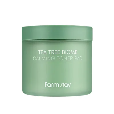 FarmStay Tea Tree Biome, Calming Toner Pad (Płatki tonizujące do twarzy)
