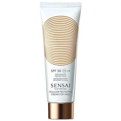 Sensai Silky Bronze, Cellular Protective Cream For Face SPF50 (Krem ochronny przeciwstarzeniowy SPF 50)