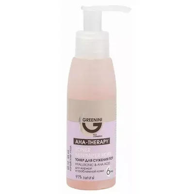 Greenini AHA-Therapy Toner Minimizer Pore (Tonik zwężający pory)