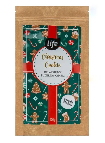 Life Christmas Cookie (Relaksujący puder do kąpieli)