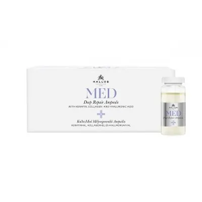 Kallos Med, Deep Repair Ampoule (Ampułki z keratyną, kolagenem i kwasem hialuronowym)