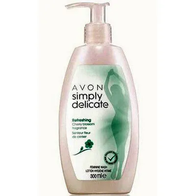Avon Simply Delicate, Refreshing Cherry Blossom Fragrance Feminine Wash (Płyn do higieny intymnej)