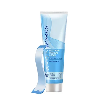 Avon Works, Body Hair Removal Cream for Sensitive Skin (Krem do depilacji skóry wrażliwej)