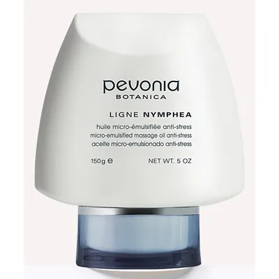 Pevonia Botanica, Ligne Nymphea, Micro-Emulsified Massage Oil Anti-Stress (Relaksująca mikroemulsja do masażu)