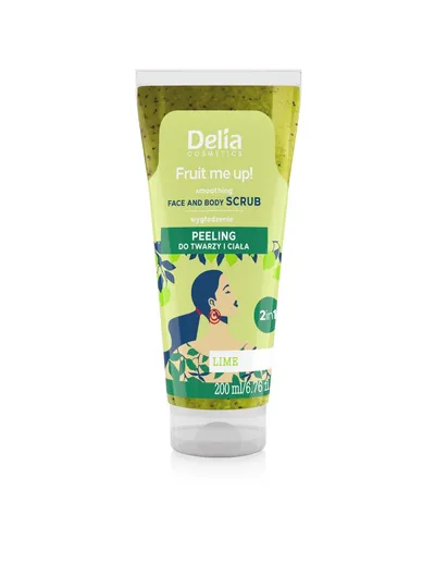 Delia Fruit Me Up!, Peeling do twarzy i ciała `Lime`