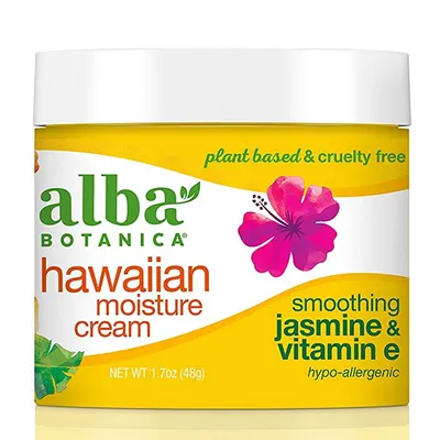 Alba Botanica Hawaiian Moisture Cream `Jasmine & Vitamin E` (Wygładzający krem do twarzy `Jaśmin i witamina E`)
