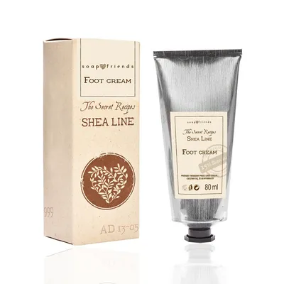 Soap & Friends Shea Line, Foot Cream (Krem do stóp z masłem shea)