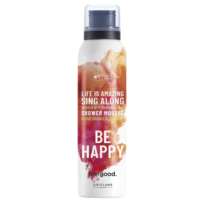 Oriflame Feel Good  Be Happy, Shower Mousse (Mus pod prysznic)