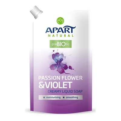 Apart Natural Prebiotic, Kremowe mydło w płynie `Passiflora i fiołek`
