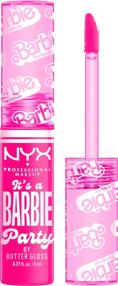 NYX Professional Makeup Barbie Collection, It's a Barbie Party Butter Gloss (Błyszczyk do ust)