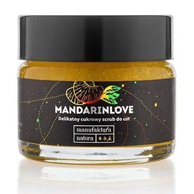 Manufaktura Natura Mandarinlove, Delikatny cukrowy scrub do ust