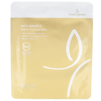 Beauugreen Anti-Wrinkle Pullulan Hydrogel Mask (Hydrożelowa maseczka przeciwzmarszczkowa z pullulanem)