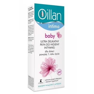Oillan Intima Baby, Ultra delikatny płyn do higieny intymnej