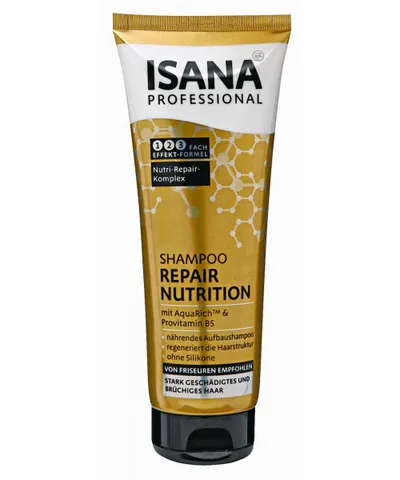 Isana Professional, Repair Nutrition, Shampoo (Szampon odbudowujący do włosów zniszczonych)